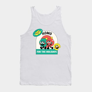 Gay Christmas: Homo For The Holidays Tank Top